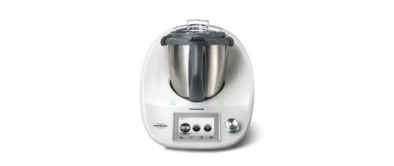 Der Thermomix TM5 mit seinem modernen Touchscreen, der „Guided Cooking-Funktion“ und dem Cool Key räumte gleich drei Preise ab: den IF Design Award 2016, den German Design Award 2016 und den Red Dot 2015.